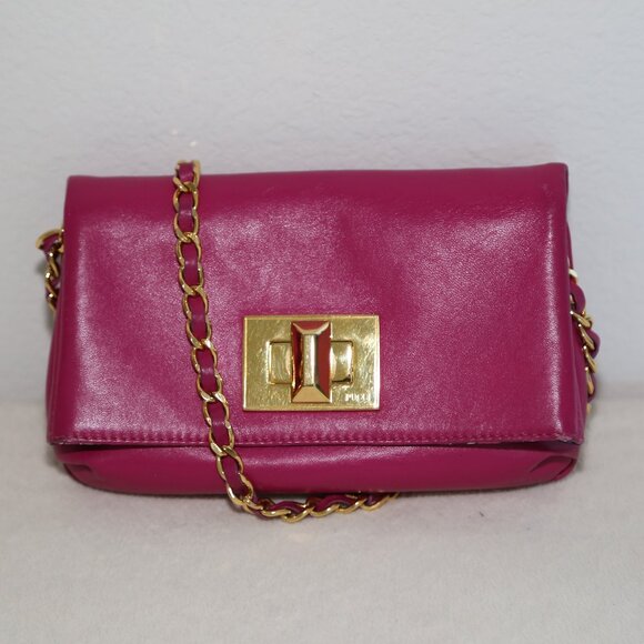 Authentic Emilio Pucci shoulder crossbody handle bag clutch made in Italy - Picture 4 of 10